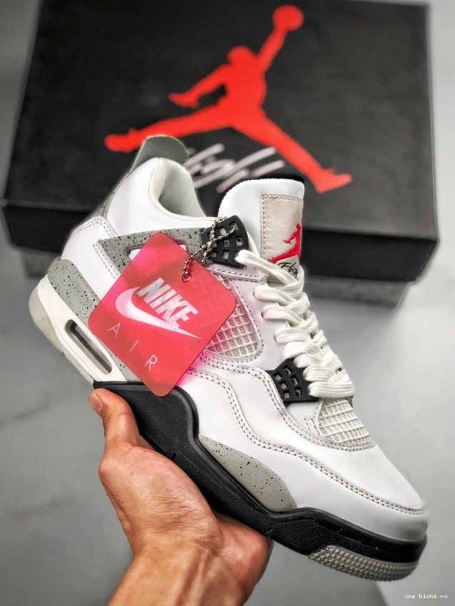 Rep Onekick Cement 840606-192 Jordan White Air 4 (nike) OG 0707